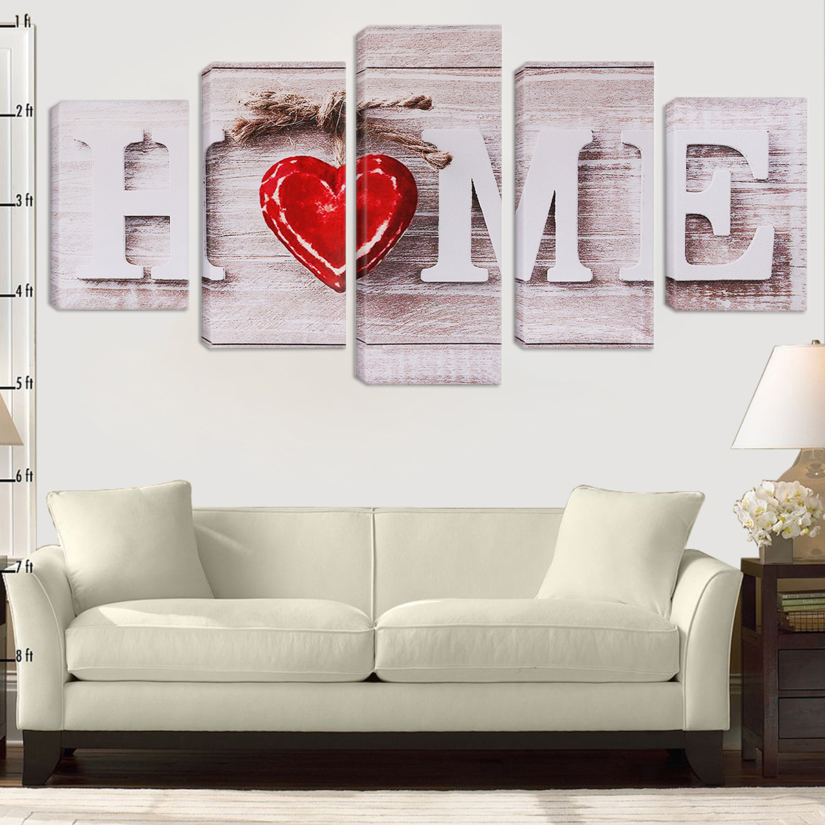 5-Pcs-Unframed-Canvas-Print-Paintings-Picture-Home-Bedroom-Wall-Art-Decor-Gifts-1279058-2