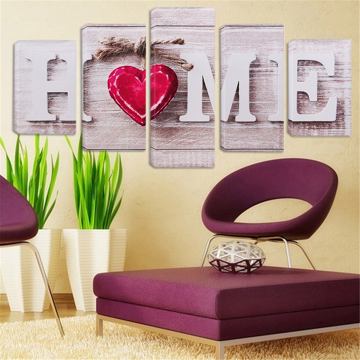 5-Pcs-Unframed-Canvas-Print-Paintings-Picture-Home-Bedroom-Wall-Art-Decor-Gifts-1279058-4