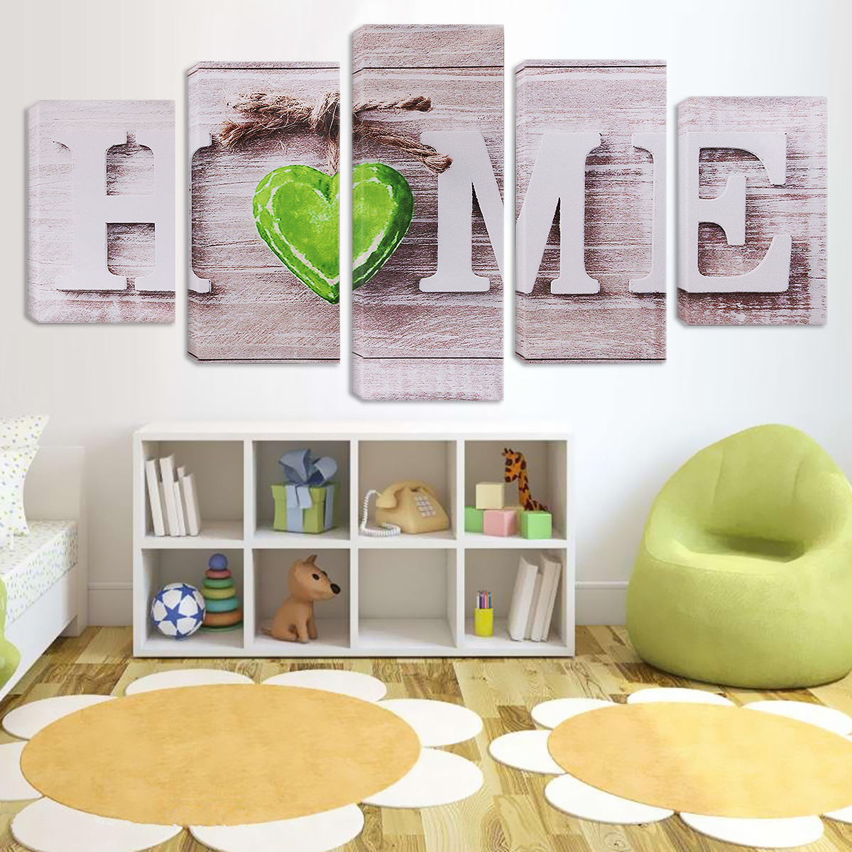 5-Pcs-Unframed-Canvas-Print-Paintings-Picture-Home-Bedroom-Wall-Art-Decor-Gifts-1279058-5