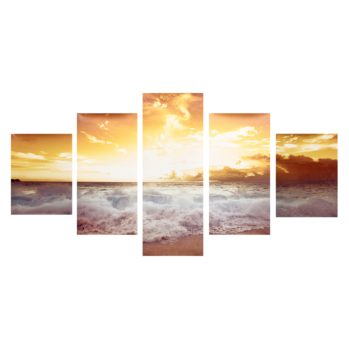 5Pcs-Frameless-Modern-Oil-Paintings-Landscape-Art-Canvas-Picture-Home-Wall-Decor-1640632-4