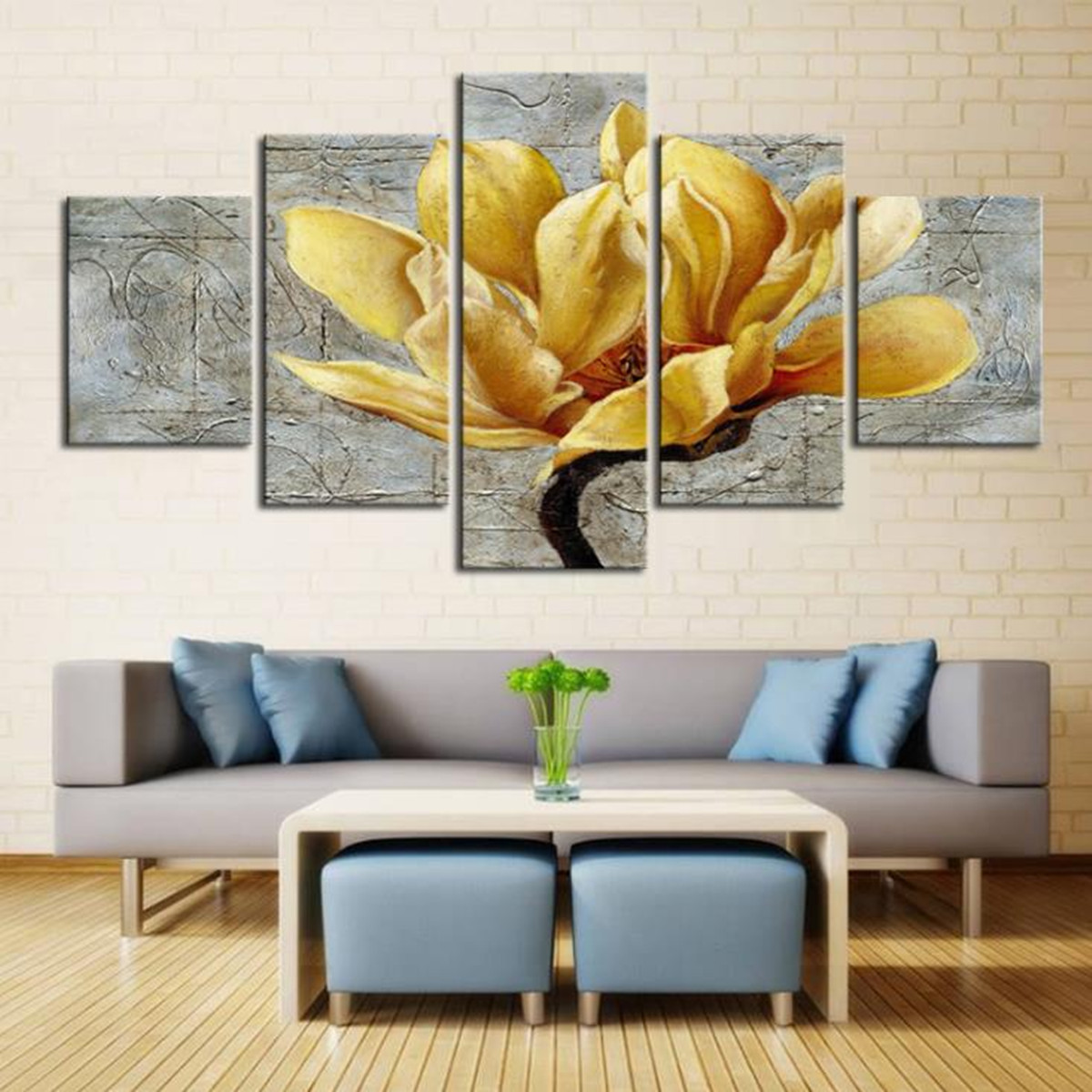5Pcs-Unframed-Modern-Art-Oil-Paintings-Print-Canvas-Picture-Home-Wall-Room-Decor-1639651-2