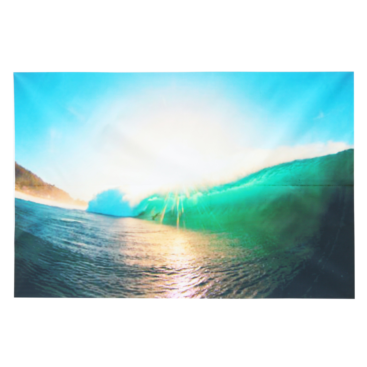 60x90CM-Sunshine-and-Sea-Natural-Scenery-Art-Picture-Silk-Poster-Fabric-Print-Wall-Decor-1079142-1