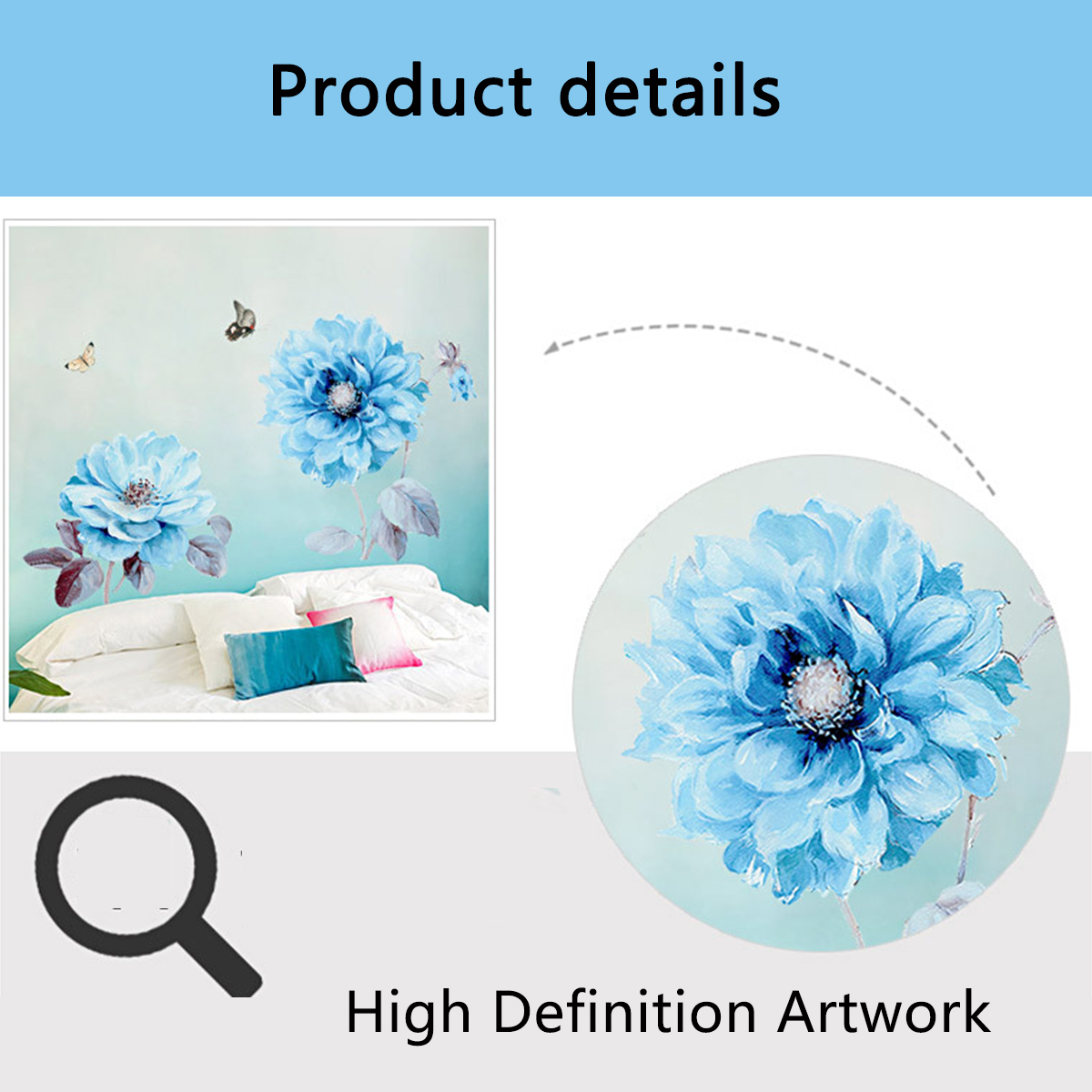 Blue-Flowers-Wall-Sticker-Room-Sticker-Living-Room-Background-Bedroom-Decorations-1524262-5