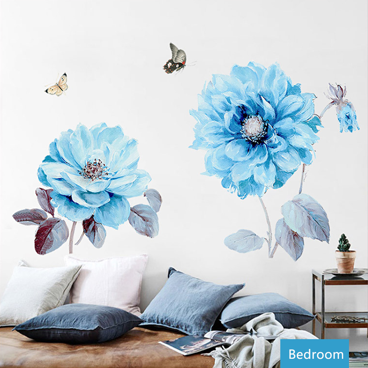 Blue-Flowers-Wall-Sticker-Room-Sticker-Living-Room-Background-Bedroom-Decorations-1524262-7