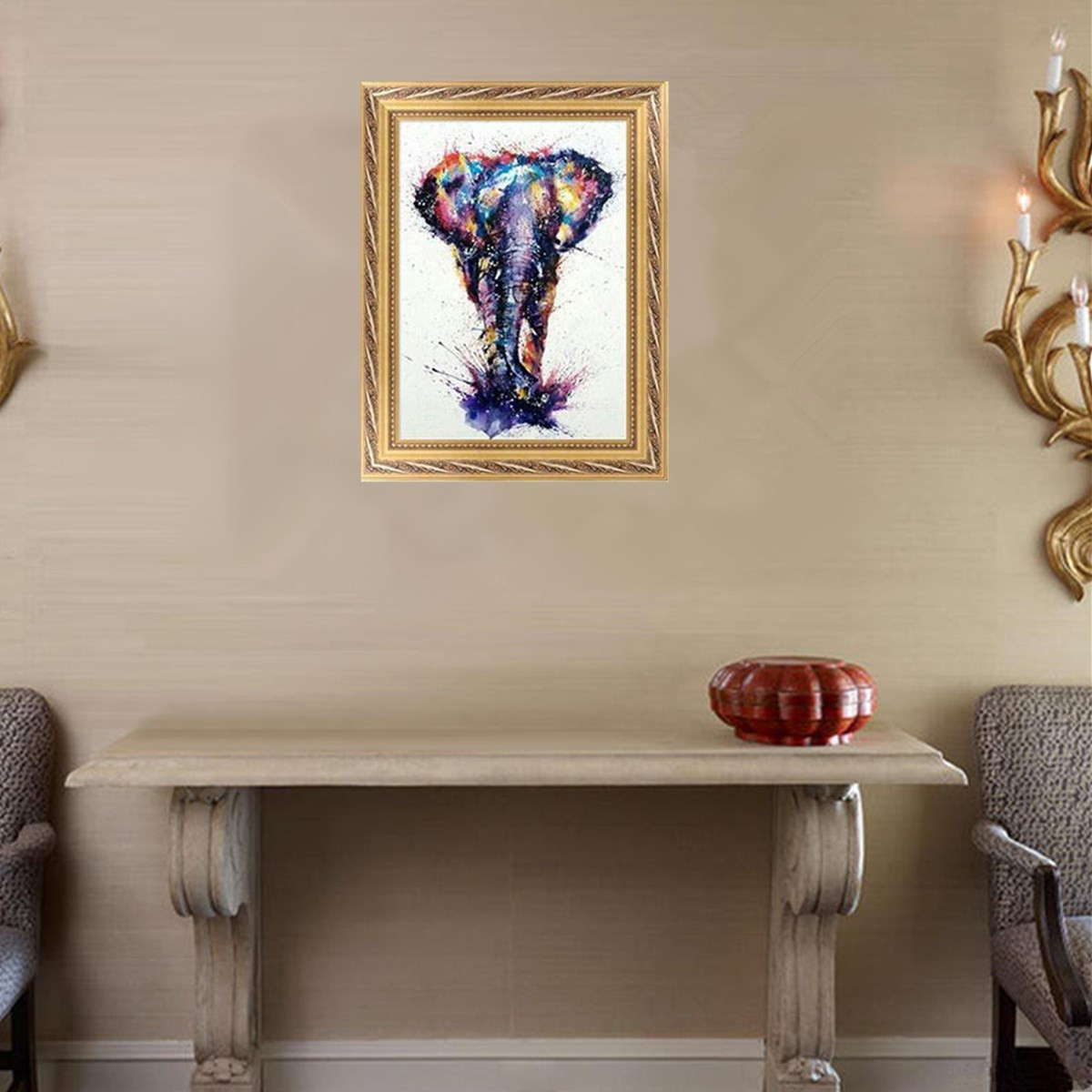 Colourful-Elephant-5D-Diamond-Painting-Embroidery-Cross-stitch-Wall-Decor-1234653-3