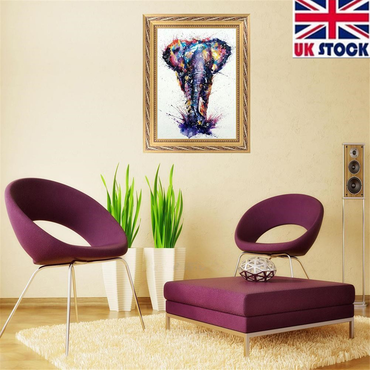 Colourful-Elephant-5D-Diamond-Painting-Embroidery-Cross-stitch-Wall-Decor-1234653-5