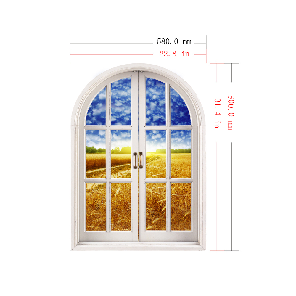 Cornfield-View-PAG-3D-Artificial-Window-3D-Wall-Decals-Room-Stickers-Home-Wall-Decor-Gift-1022744-3