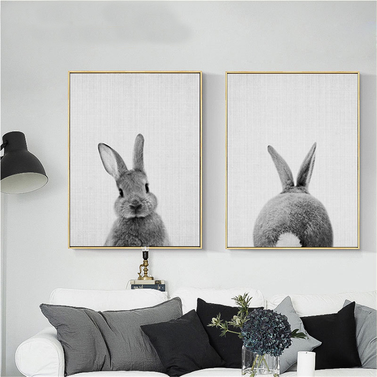 Cute-Rabbit-Canvas-Wall-Art-Poster-Animal-Print-Paintings-Baby-Nursery-Room-1641031-2