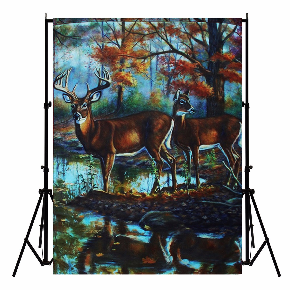 Deer-Flag-Banner-Garden-Yard-Home-Party-28-x-40-Inch-Forest-House-Decorations-Art-1642461-4