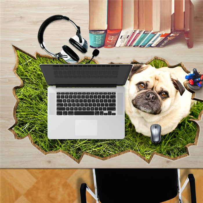 Dog-Pet-Lawn-PAG-STICKER-3D-Desk-Sticker-Wall-Decals-Home-Wall-Desk-Table-Decor-Gift-1004596-3