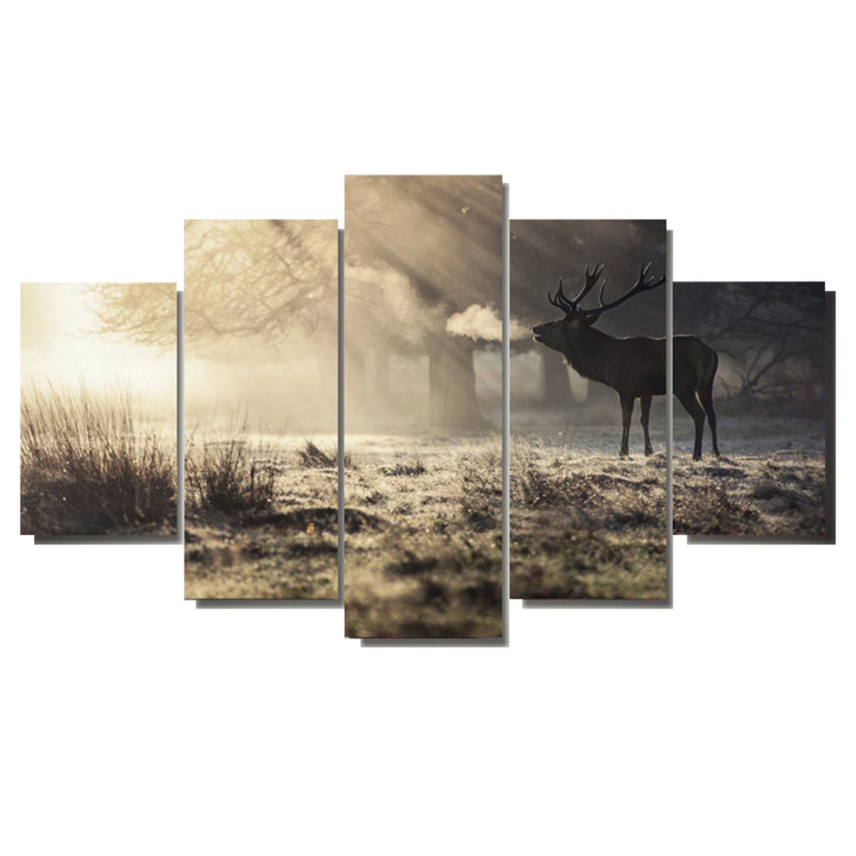 Elk-Art-Oil-Paintings-Modern-Style-Canvas-Print-Wall-Unframed-Pictures-Home-Decor-1636997-4