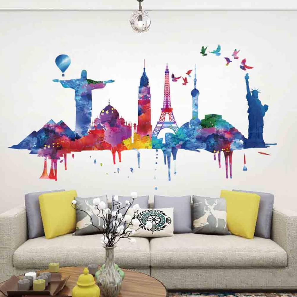 FX82039-World-Architectural-Wall-Sticker-Removable-Wall-Art-Stickers-Vinyl-Decals-Home-Decor-Living--1631518-4
