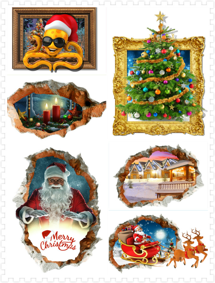 Fairyland-3D-Artificial-Window-View-3D-Wall-Decals-Room-Stickers-Home-Wall-Decor-Gift-Aurora-1021142-11