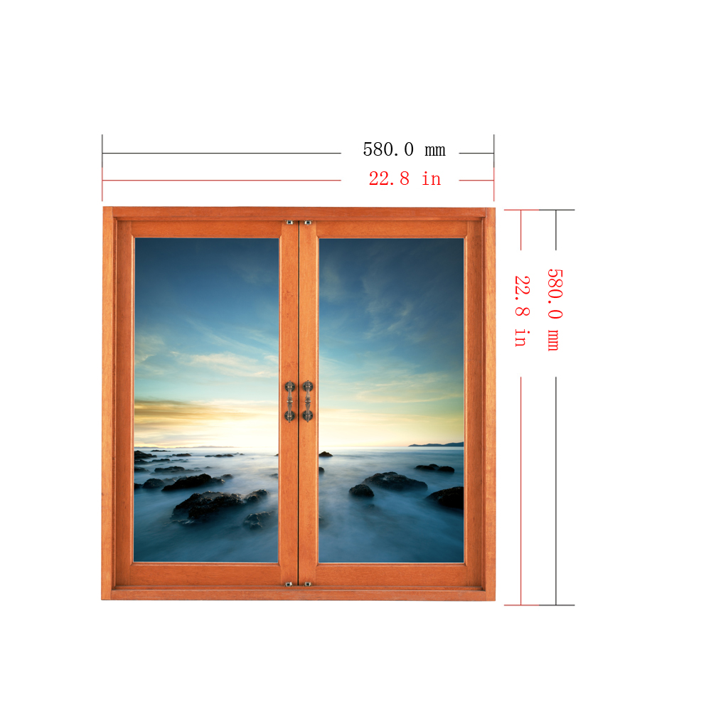 Fairyland-3D-Artificial-Window-View-3D-Wall-Decals-Room-Stickers-Home-Wall-Decor-Gift-Aurora-1021142-3