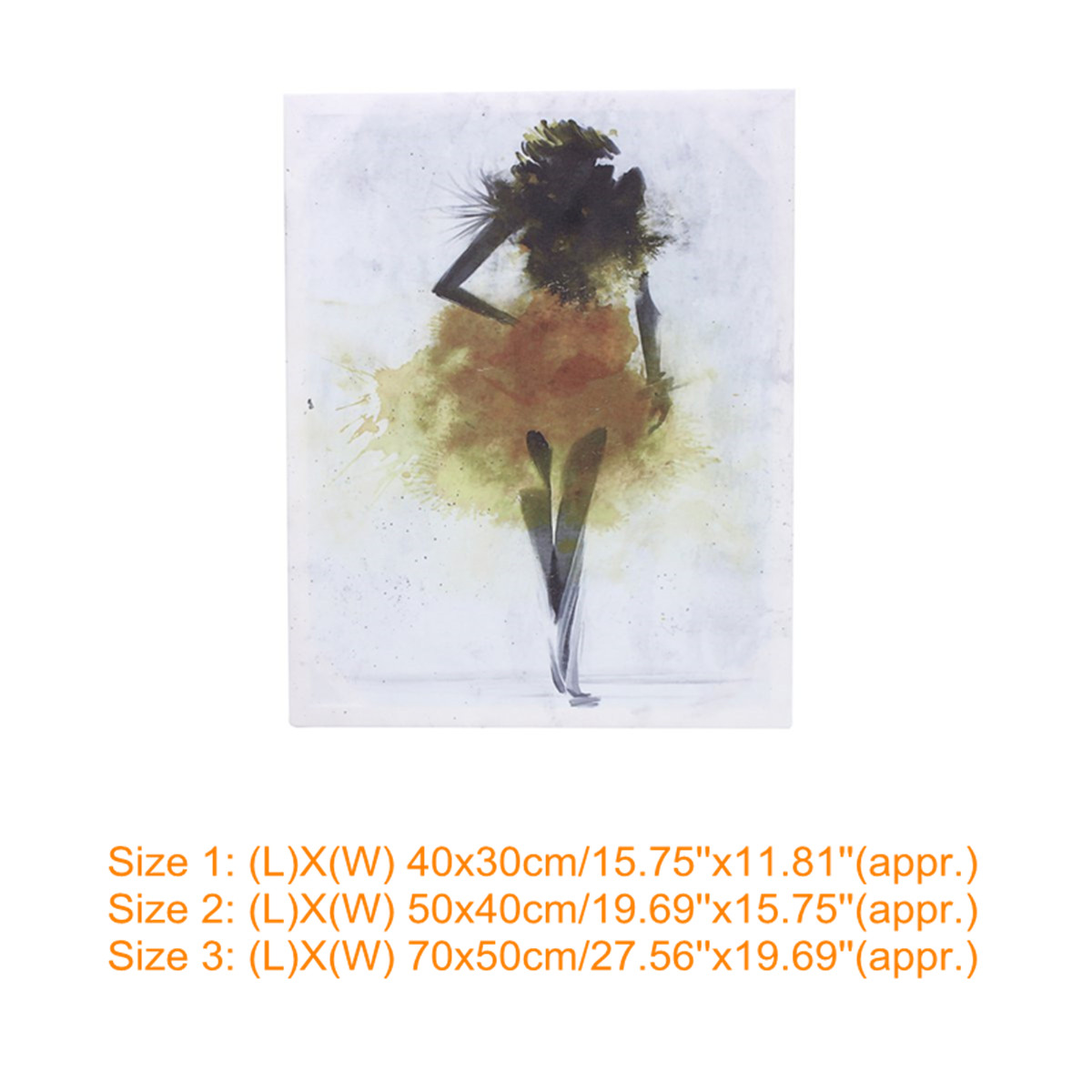 Fashion-Yellow-Girl-Minimalist-Abstract-Art-Canvas-Oil-Print-Paintings-FramedUnframed-1234153-6