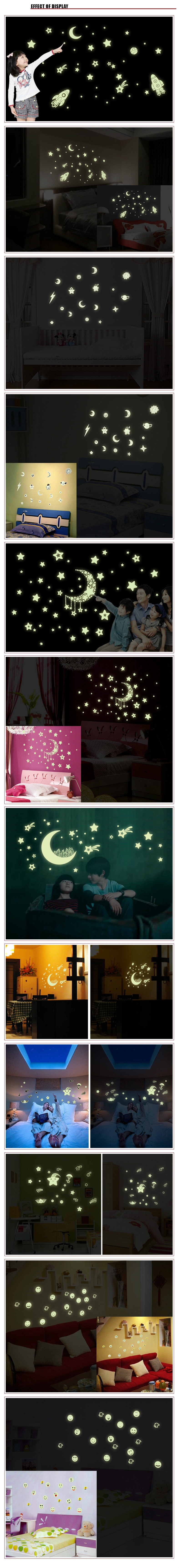 Glow-In-The-Dark-Home-Decor-Shining-Star-Luminescence-Sticker-1266687-1