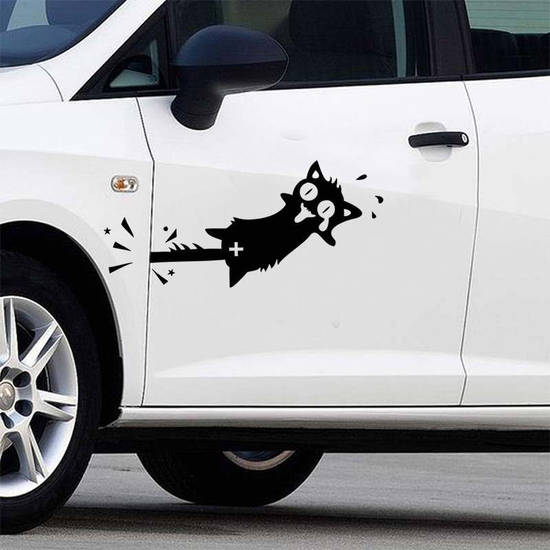 Honana-Cartoon-Clip-to-The-Tail-of-A-Cat-Wall-Sticker-for-Home-Decor-PVC-Decals-Doors-Windows-Car-St-1338389-8