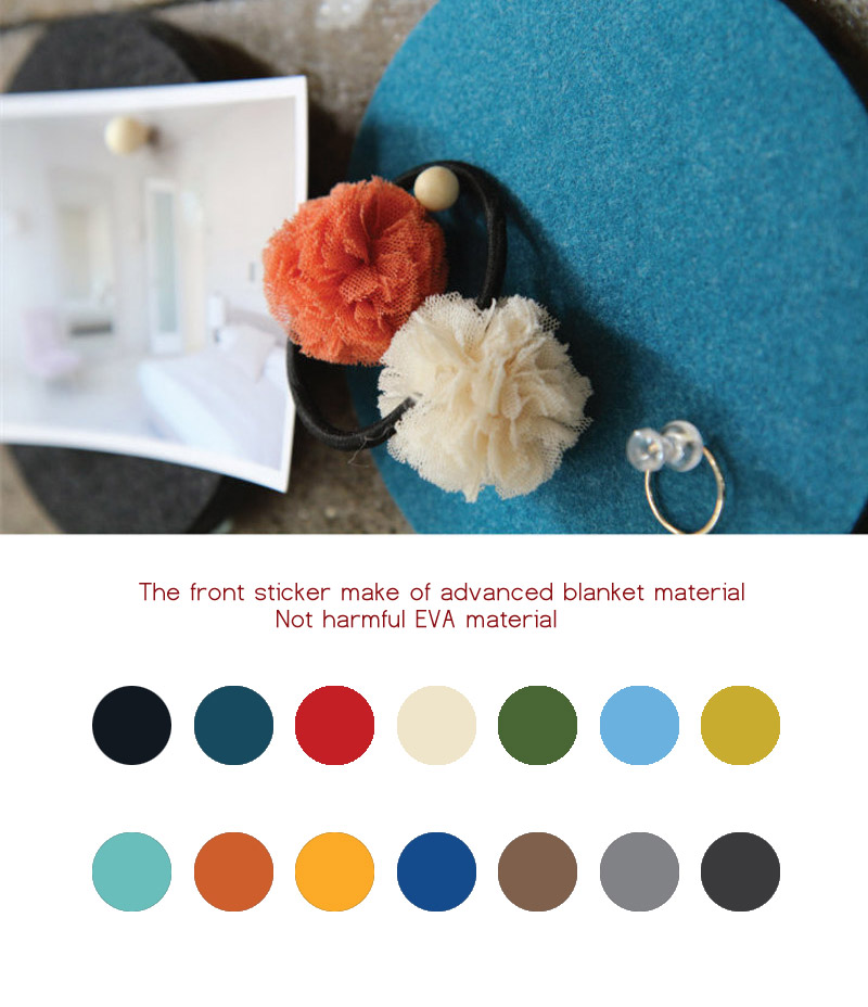 Honana-DX-172-1PCS-Creative-Roundness-Colorful-Wool-Felt-Multifunctional-Wall-Sticker-Smart-Collect--1137225-1