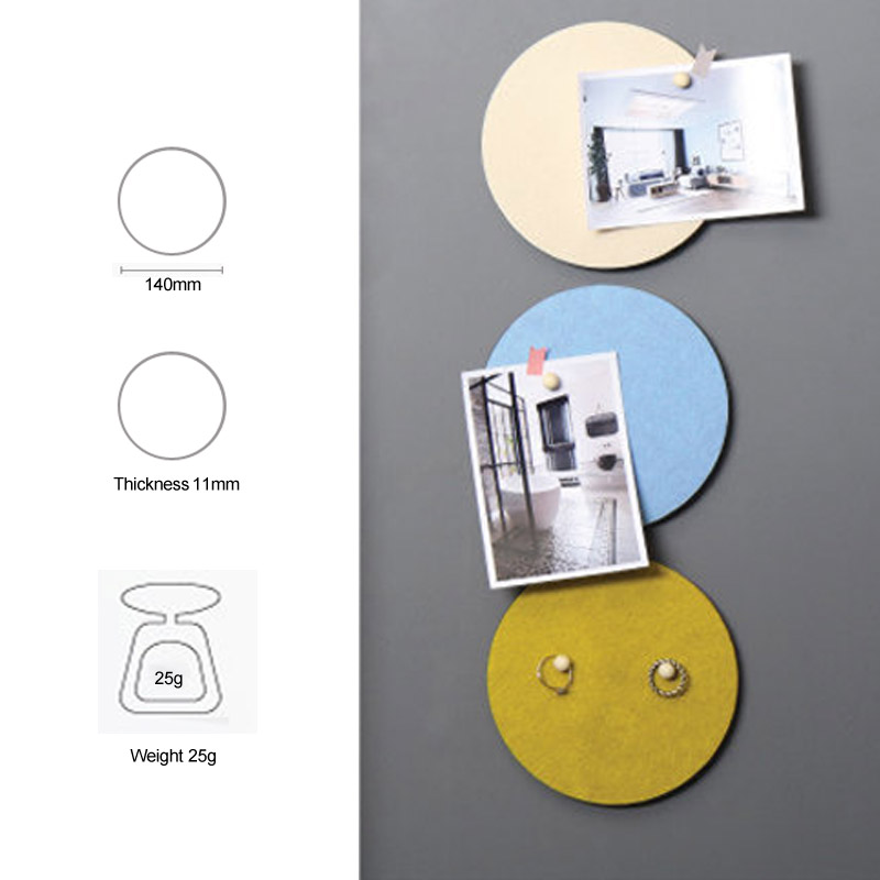 Honana-DX-172-1PCS-Creative-Roundness-Colorful-Wool-Felt-Multifunctional-Wall-Sticker-Smart-Collect--1137225-2