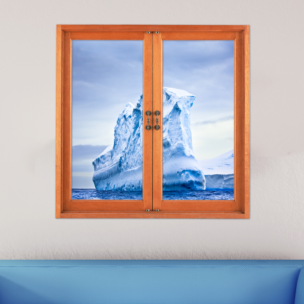 Iceberg-3D-Artificial-Window-View-3D-Wall-Decals-Frigid-Barrier-PAG-Stickers-Home-Wall-Decor-Gift-1022168-1
