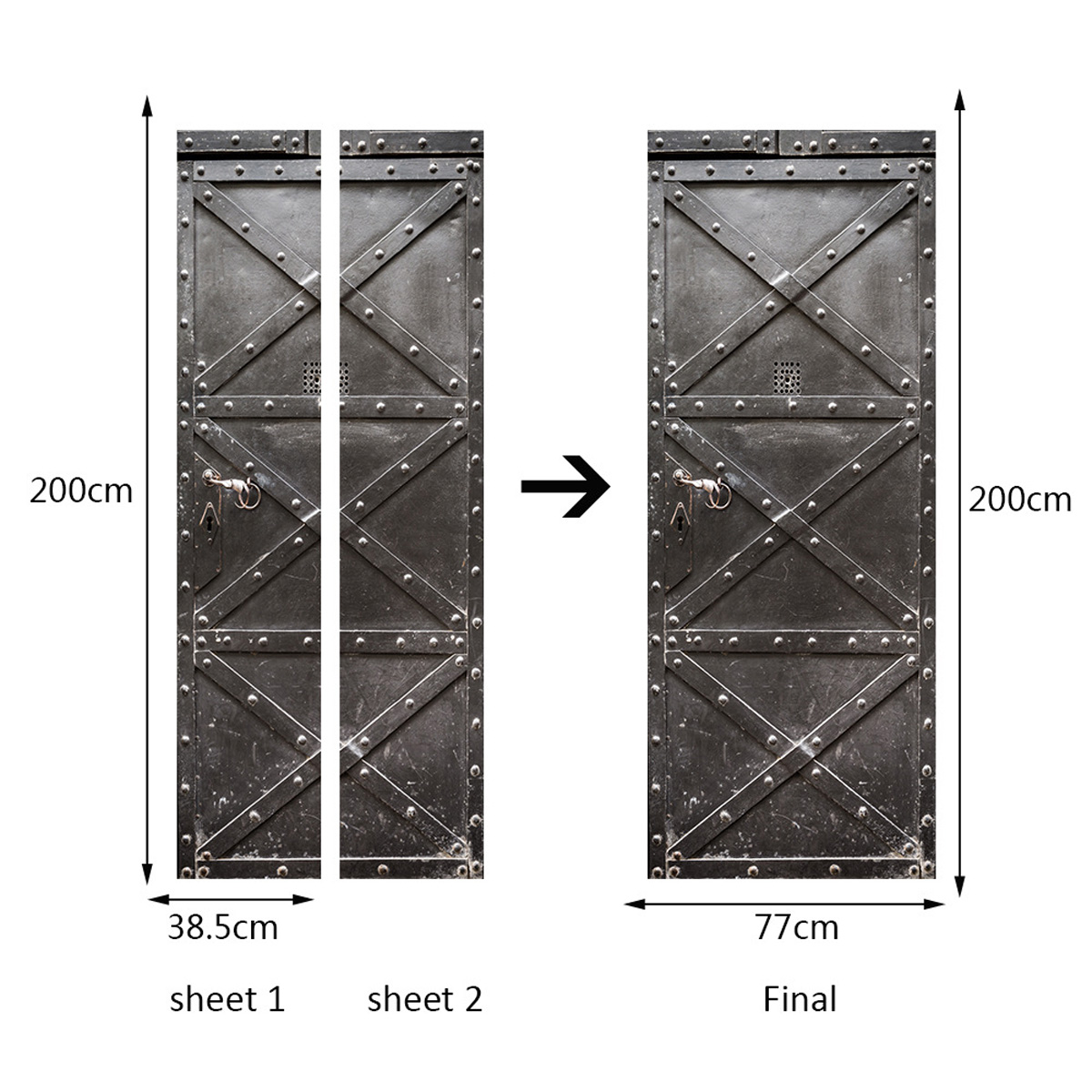 Iron-Gate-Sticker-PVC-Self-Adhesive-Waterproof-Refrigerator-Door-Room-Cover-Wallpaper-Decal-1142761-4