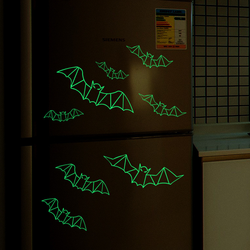 Luminous-Three-dimensional-Plastic-Bat-Halloween-Wall-Sticker-Bar-Haunted-House-Decoration-1328416-2