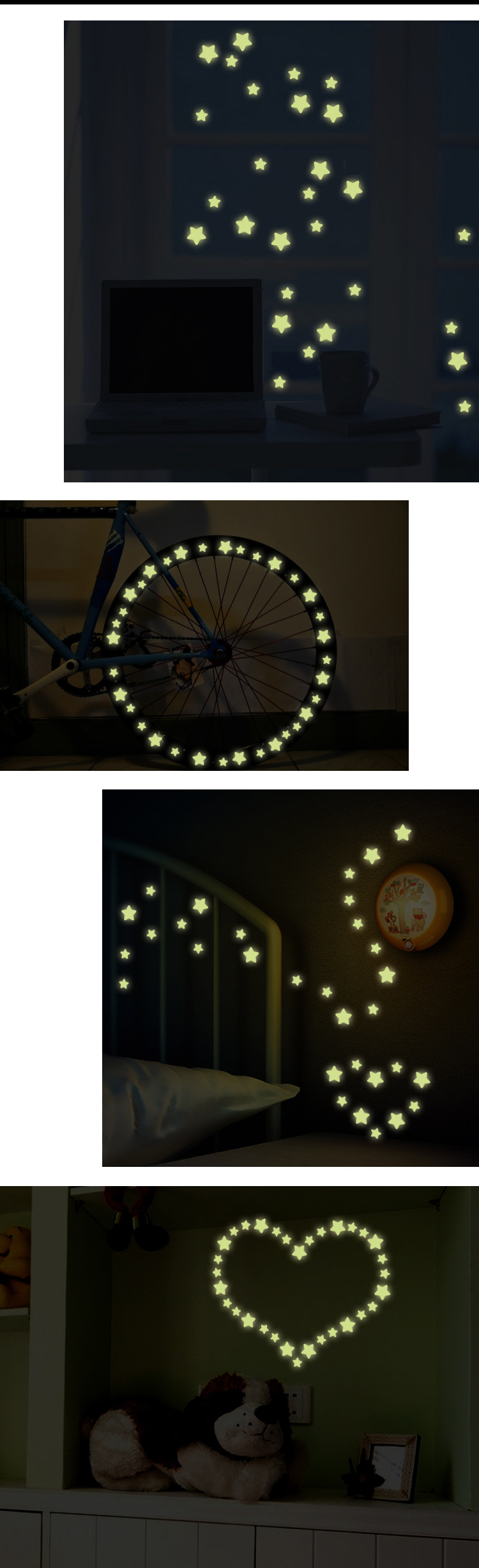 Miico-Creative-Stars-Luminous-Tape-Stickers-all-Door-Window-Decor-Sticker-1310474-1