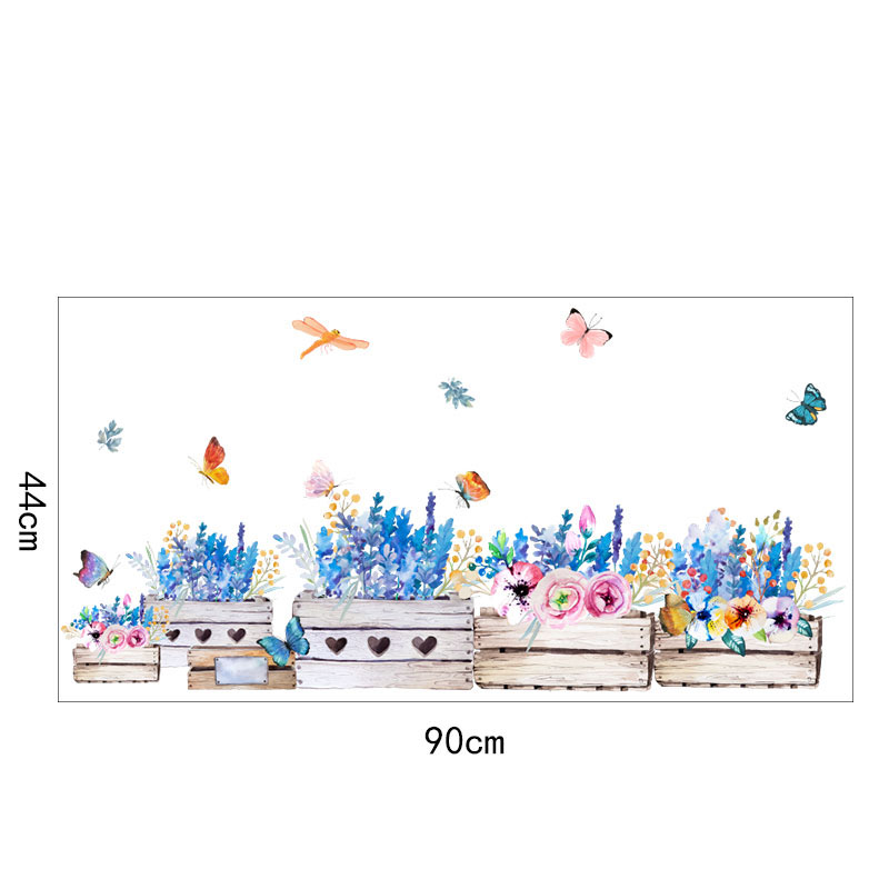 Miico-FX64046-Flower-Wall-Sticker-Childrens-Room-And-Kindergarten-Decorative-Wall-Sticker--DIY-Stick-1560041-7