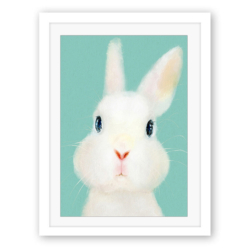 Miico-Hand-Painted-Oil-Paintings-Cartoon-Rabbit-Paintings-Wall-Art-For-Home-Decoration-1544178-2