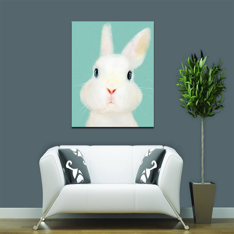 Miico-Hand-Painted-Oil-Paintings-Cartoon-Rabbit-Paintings-Wall-Art-For-Home-Decoration-1544178-5