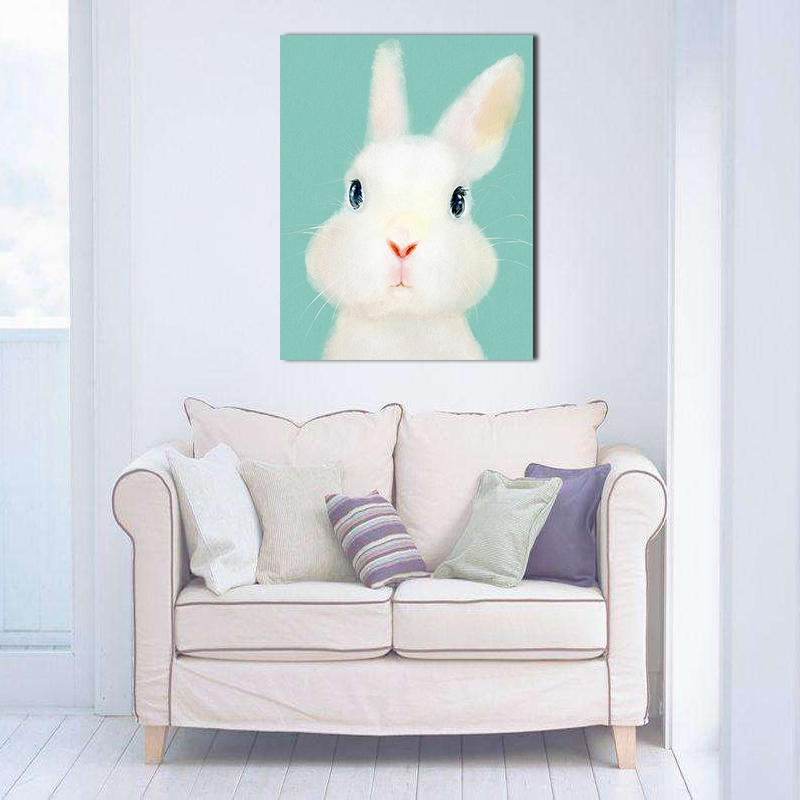 Miico-Hand-Painted-Oil-Paintings-Cartoon-Rabbit-Paintings-Wall-Art-For-Home-Decoration-1544178-8