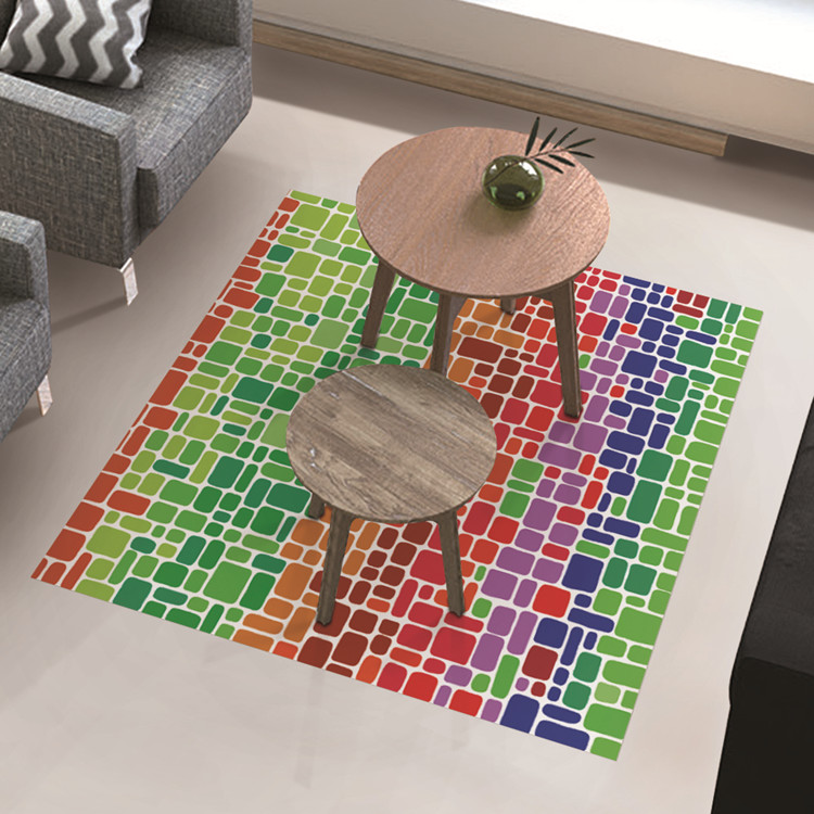 PAG-Floor-Sticker-Tea-Table-Decor-Waterproof-Colorful-Blocks-Anti-Skid-Floor-Decal-Home-Improvement-1035825-1