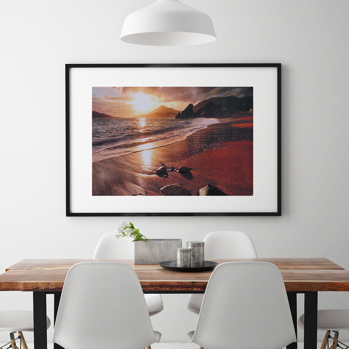 Sunset-Beach-Landscape-Canvas-Wall-Art-Picture-Print-Decor-Frameless-Canvas-for-Home-Decoration-1791502-8