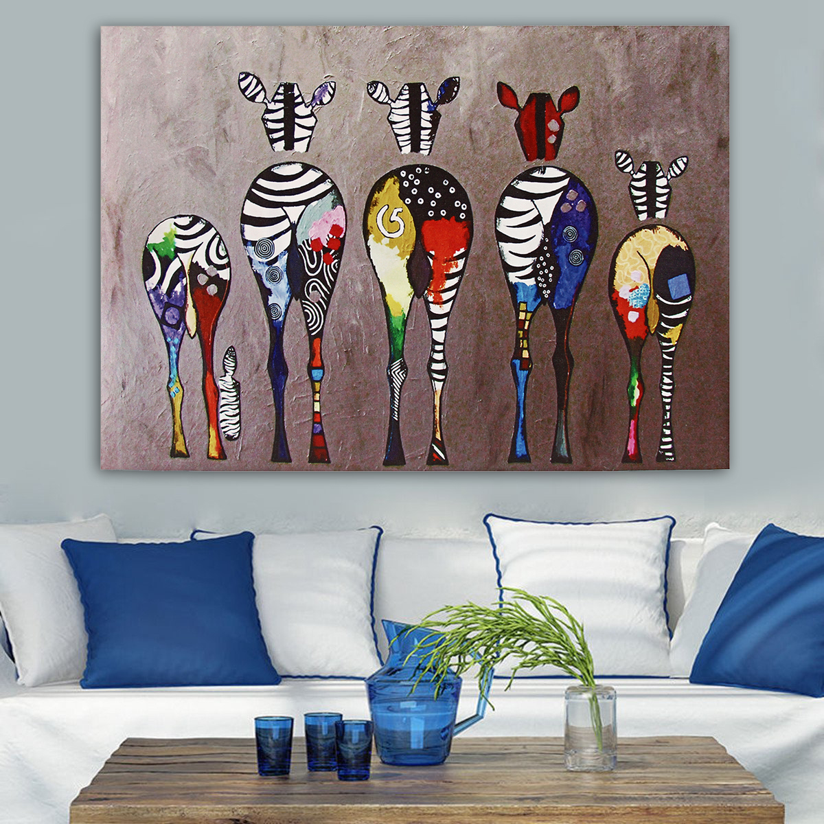 Unframed-Multicolored-Canvas-Prints-Paintings-Home-Decor-Wall-Art-Picture-1639672-2