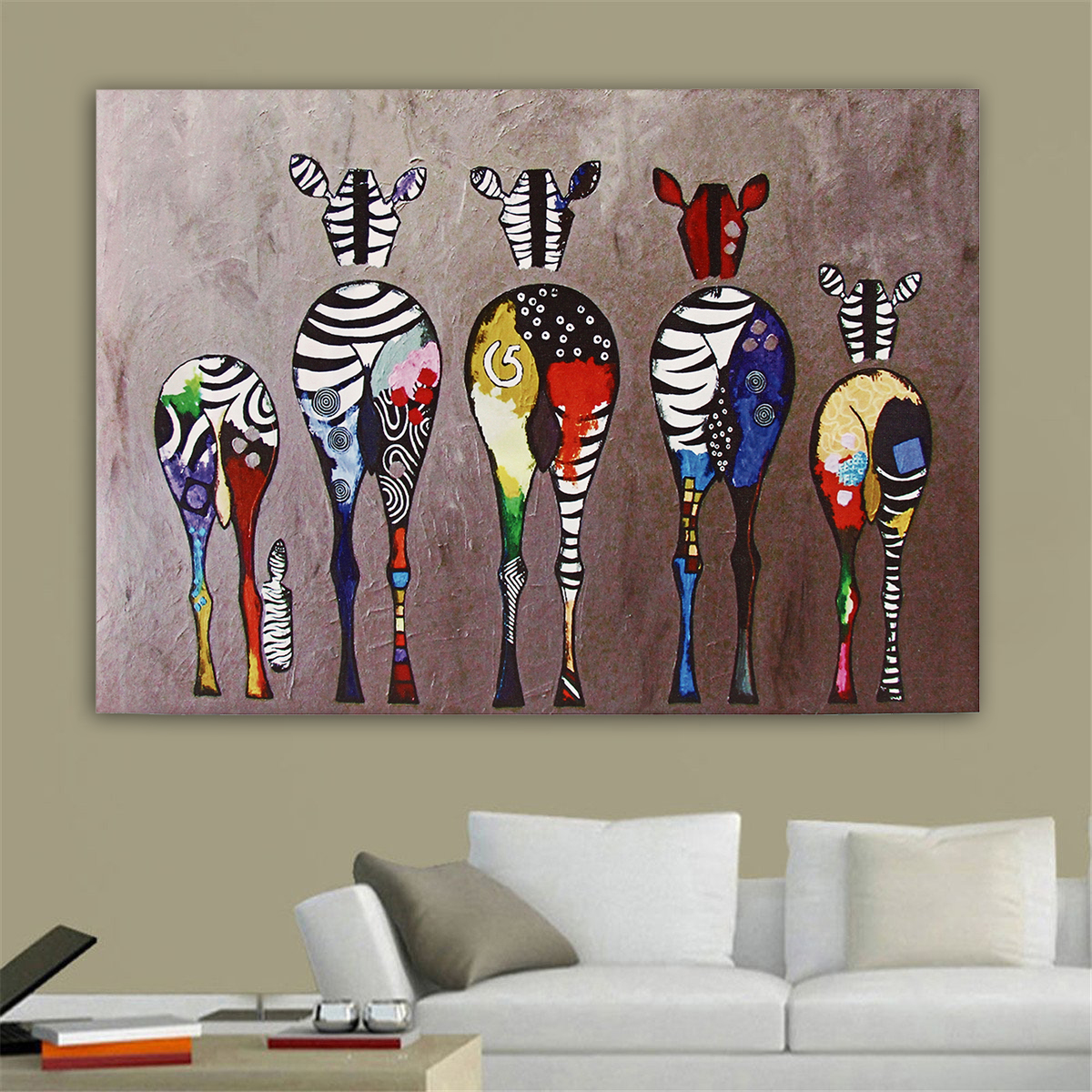 Unframed-Multicolored-Canvas-Prints-Paintings-Home-Decor-Wall-Art-Picture-1639672-3