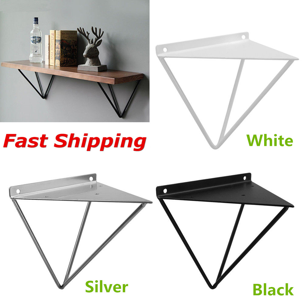 2PCS-Durable-Wall-Mount-Multi-Use-Shelf-Heavy-Duty-Metal-Support-Bracket-Prism-Furniture-Bracket-1585089-1