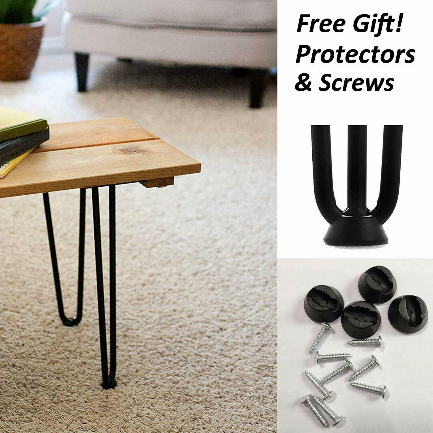 4Pcs-28-Inch-Iron-Metal-Table-Desk-Leg-DIY-Handcrafts-Sofa-Furniture-Table-Leg-Anti-Slip-Support-Leg-1747888-2