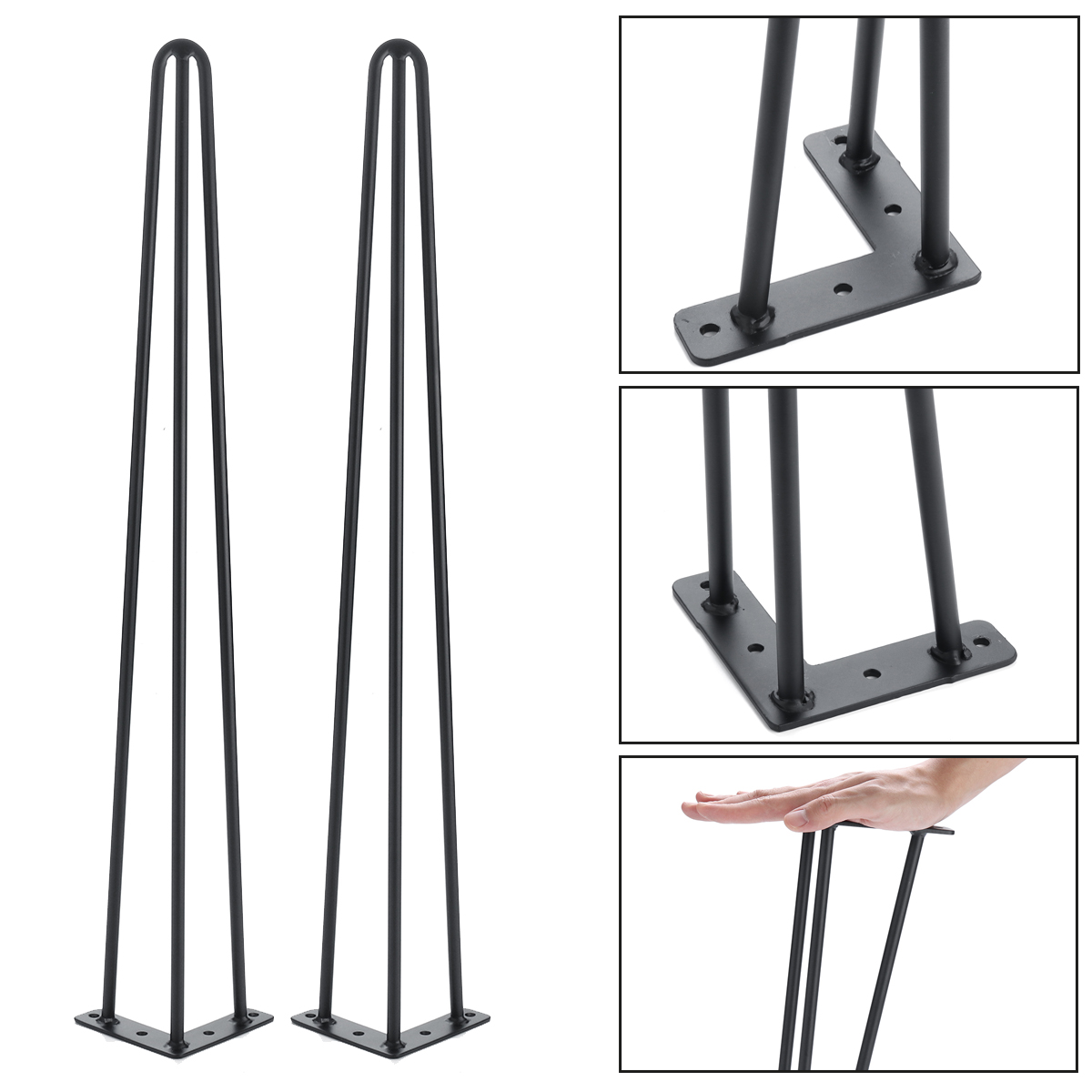 4Pcs-28-Inch-Iron-Metal-Table-Desk-Leg-DIY-Handcrafts-Sofa-Furniture-Table-Leg-Anti-Slip-Support-Leg-1747888-3