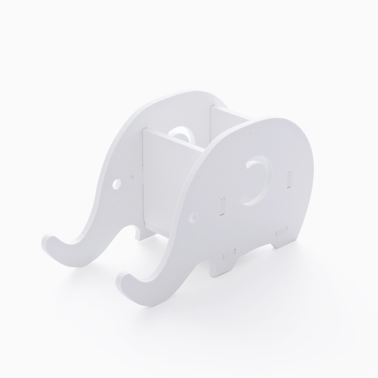 DIY-Portable-Removable-Cartoon-Phone-Holder-Elephant-Desktop-Flat-Stand-Stationery-Storage-Boxes-1204794-7