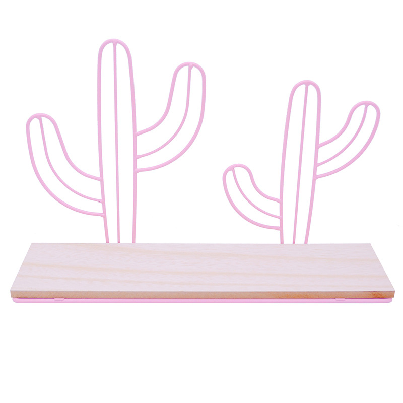 Mount-Hanging-Storage-Shelf-Rack-Iron-Cactus-House-Wood-Board-Wall-Shelf-Room-Decor-1635426-5