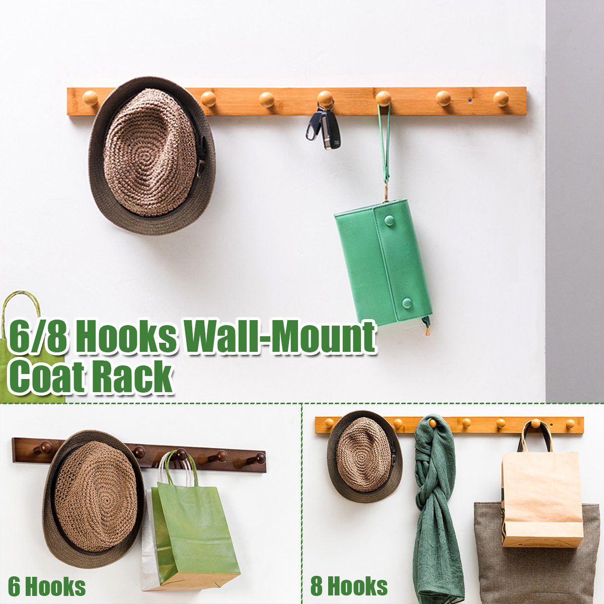 Wall-mounted-Clothes-Hook-Natural-Bamboo-Coat-Hanger-Home-Key-Bag-Storage-Shelf-1796783-1