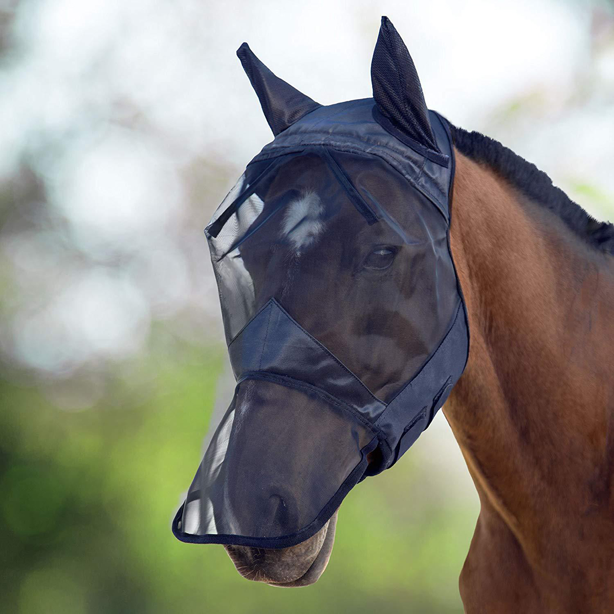 MLXL-Breathable-Horse-Fly-Mask-Mesh-Ears-Nose-Full-Face-for-Horse-Equipment-1686733-4
