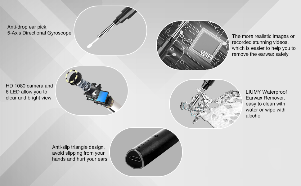 CHARMINER-Smart-Visible-Earpick-Rechargeable-200W-Pixel-IP67-Waterproof-Lens-Ear-Spoon-Earwax-Remove-1891124-10
