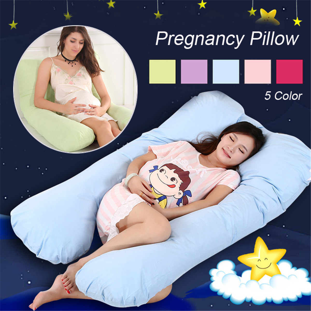 Family-Maternity-Pillow-Pregnancy-Nursing-Sleeping-Body-Support-Feeding-Cofortable-1259436-1