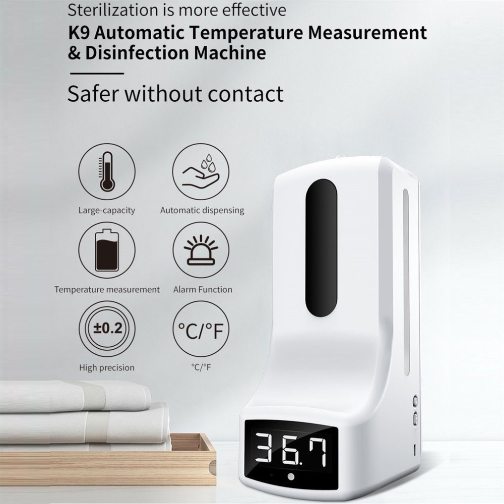 Non-Contact-Wall-Mounted-Digital-Infrared-Thermometer-with-160cm-Tripod-Stand-1000ml-Automatic-Senso-1826514-3