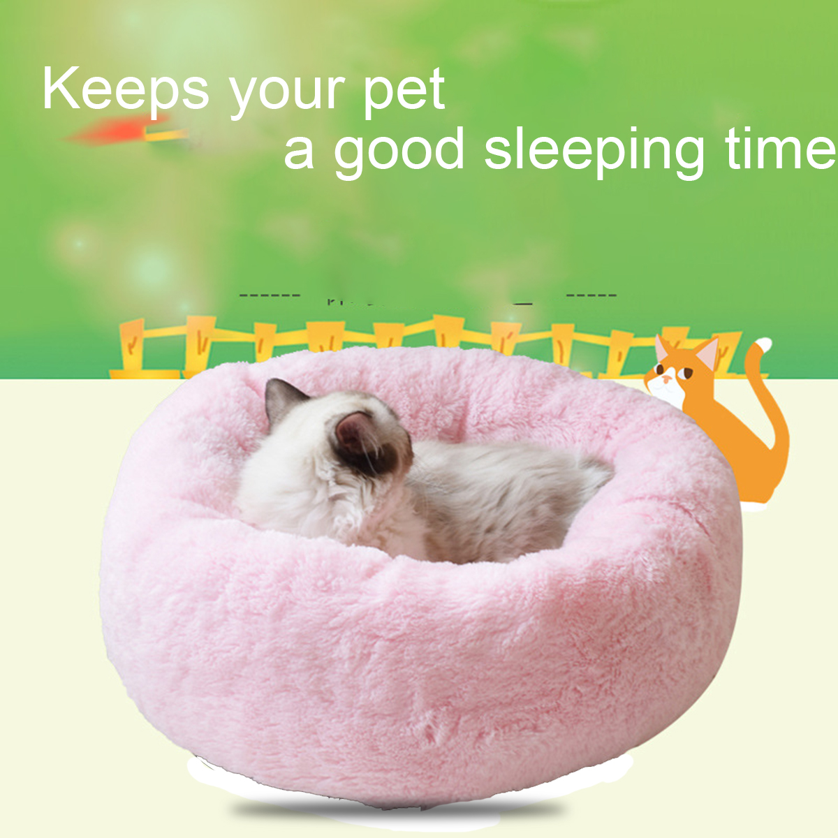 SML-Donut-Plush-Small-Dog-Cat-Beds-Warm-Soft-Pet-House-Nest-With-Pillow-Cave-Pet-Bed-1629281-1