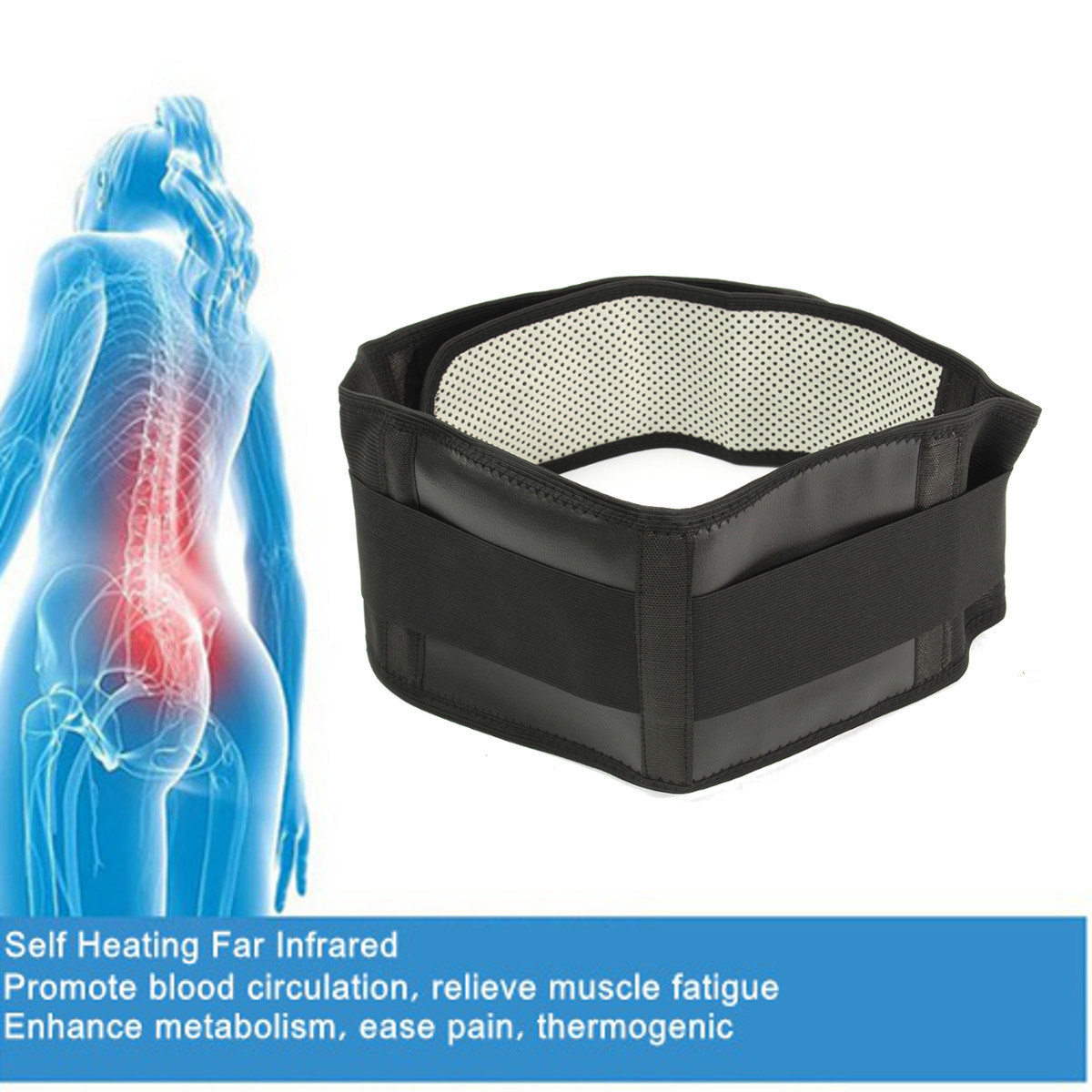 SML-Self-Heating-Infrared-Magnetic-Therapy-Tourmaline-Back-Support-Brace-Lumbar-Belt-1120111-4