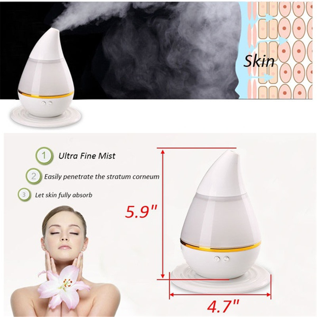 250ml-Ultrasonic-Air-Humidifier-USB-Charging-Essential-Oil-Diffuser-LED-Light-Purifier-for-Home-Offi-1787140-6