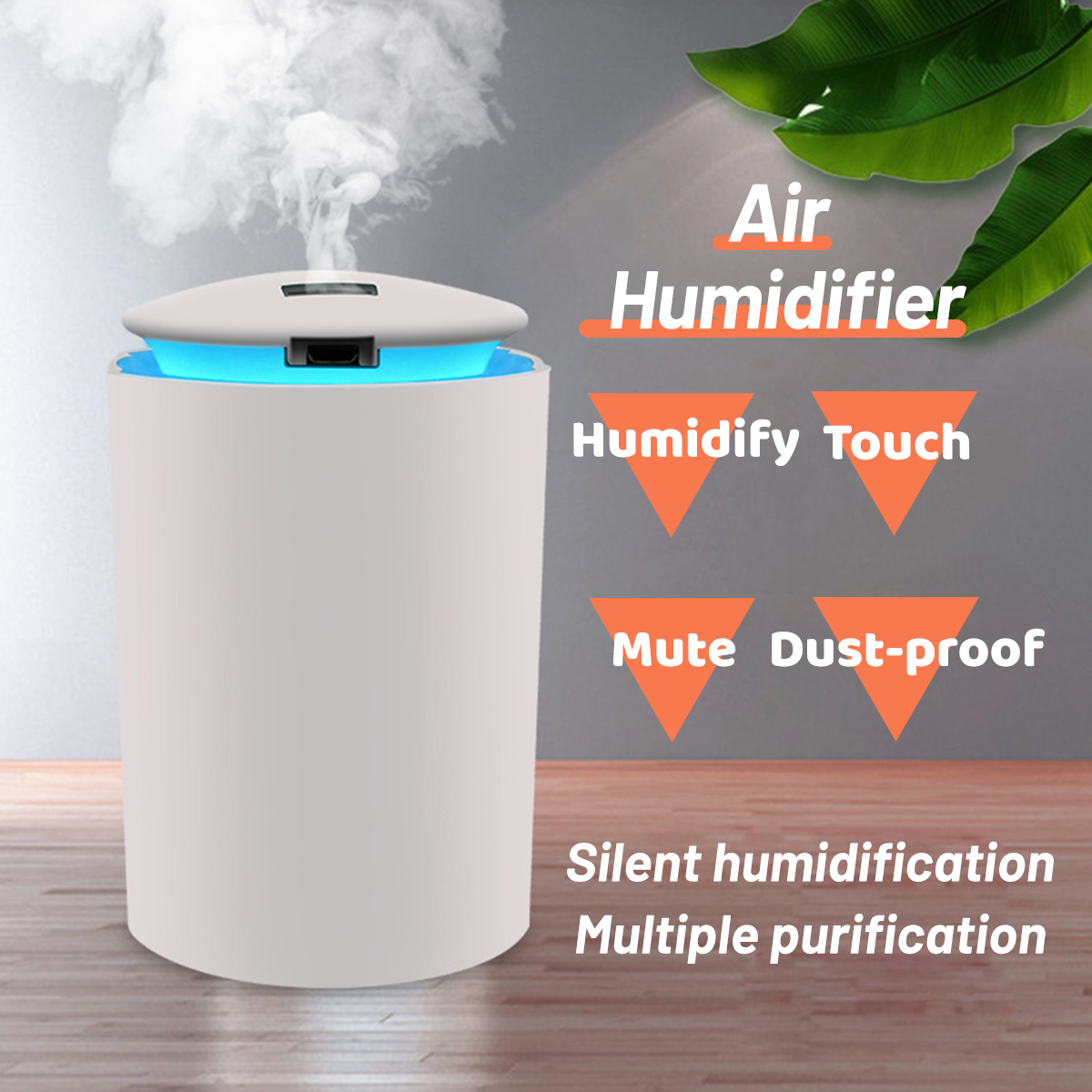 260ml-5V-Mini-Air-Humidifier-Night-Light-Portable-USB-Charging-Mute-Touch-Dustproof-for-Home-Office--1758526-1