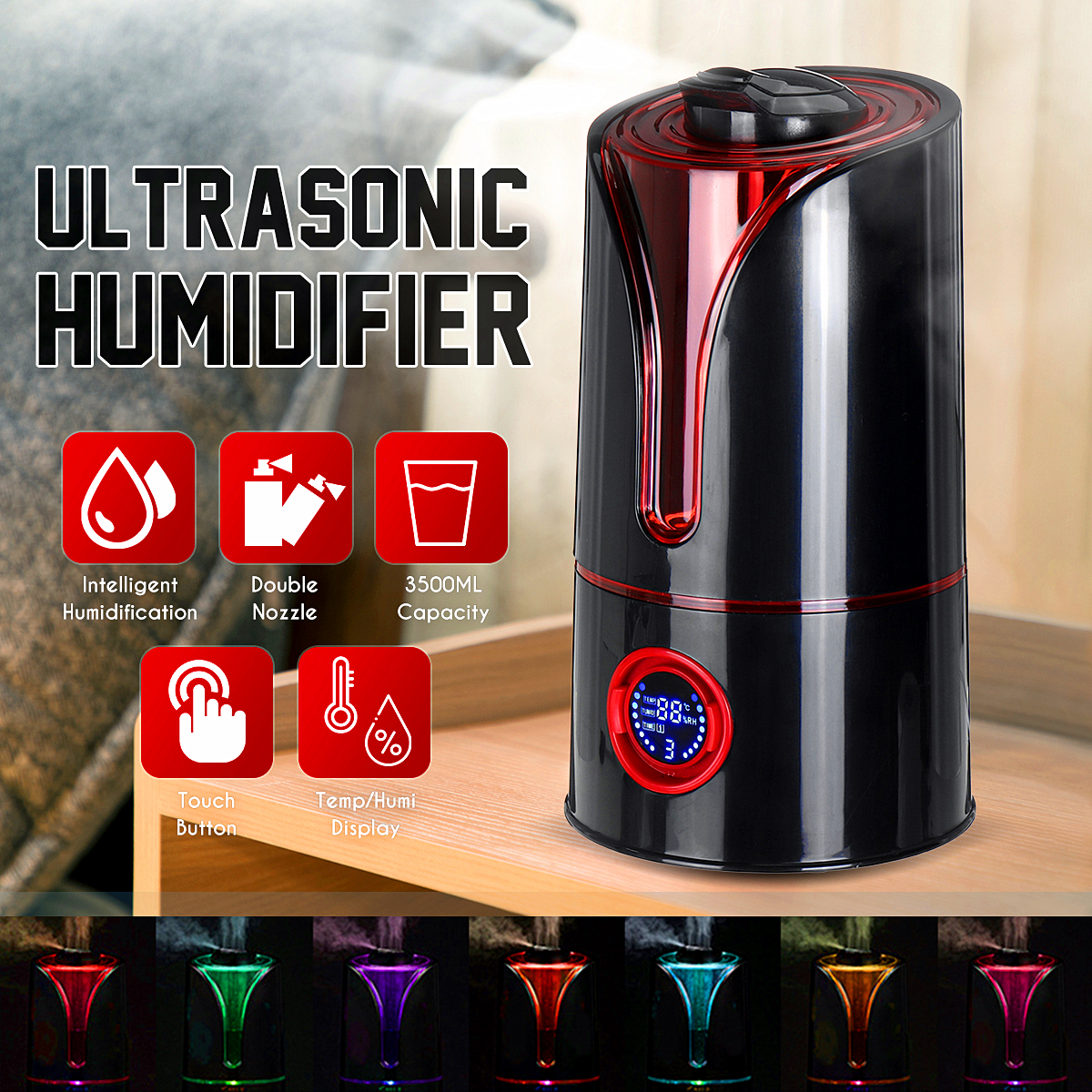 35L-Ultrasonic-Electric-LED-Aroma-Humidifier-Air-Purifier-Aromatherapy-Diffuser-1621189-2